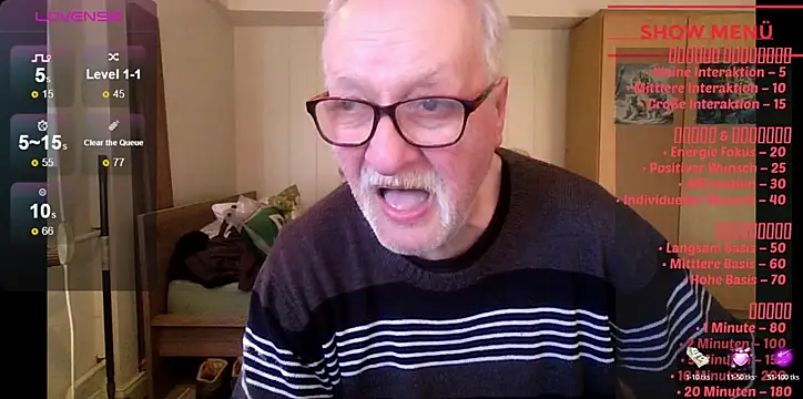 Sammy1660 online show from April 7, 2026, 4:07 pm