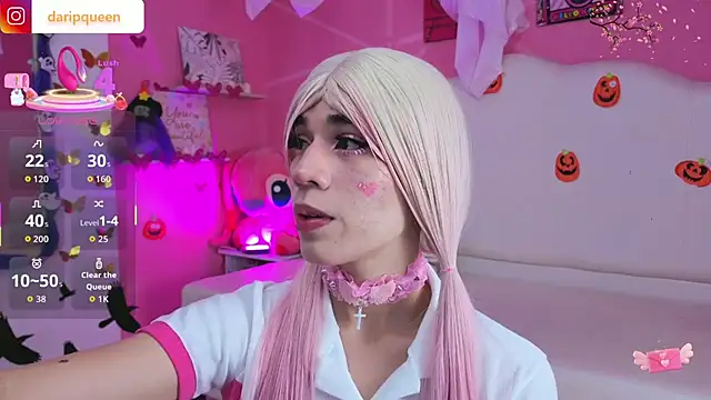 DaripQueen online show from October 16, 2025, 1:45 pm