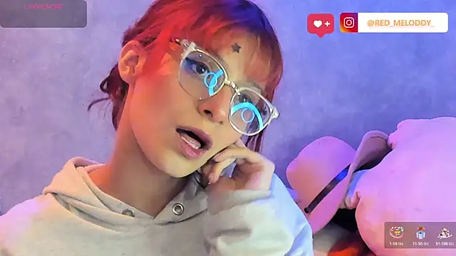 RedMeloddy online show from February 19, 2026, 11:34 pm