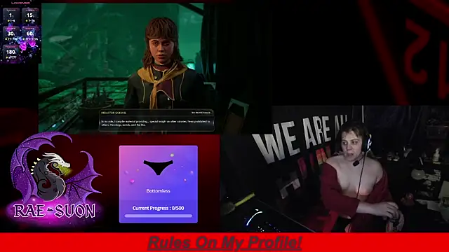 Rae-Suon online show from December 17, 2025, 3:23 am