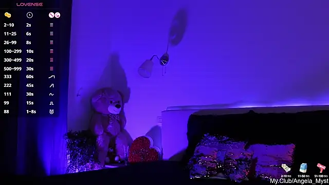 Angela Myst online show from October 12, 2025, 12:15 pm