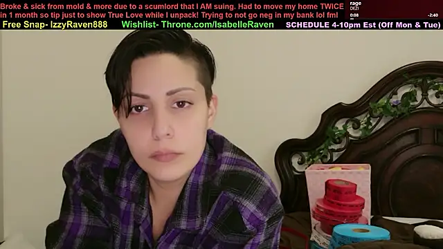 Snapshot of IsabelleRaven chatting on March 10, 2026, 6:24 pm IsabelleRaven online show from March 10, 2026, 6:24 pm