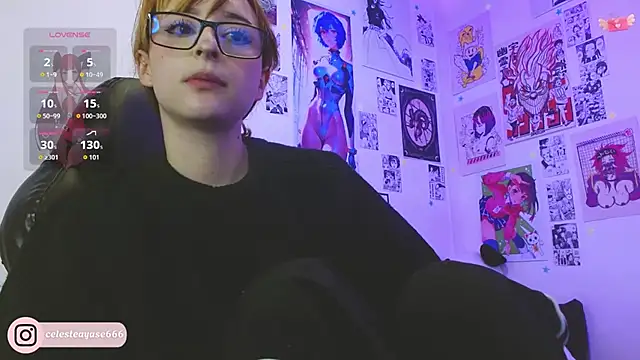 Snapshot of CelesteAyase chatting on February 14, 2026, 2:08 am CelesteAyase online show from February 14, 2026, 2:08 am