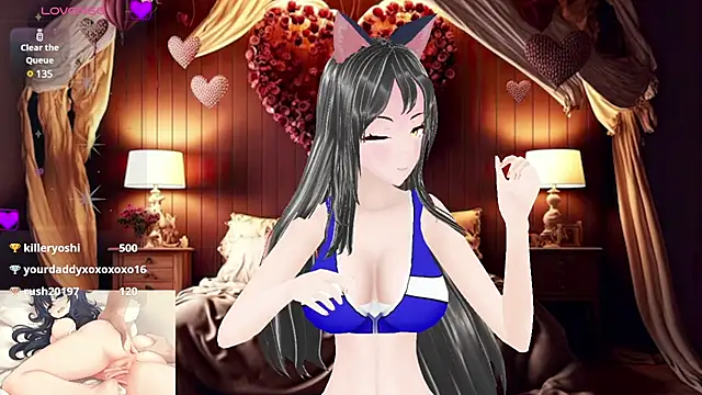 KimiStar online show from February 28, 2025, 9:55 pm