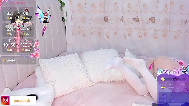 purplelilith3 online show from February 23, 2025, 12:30 am