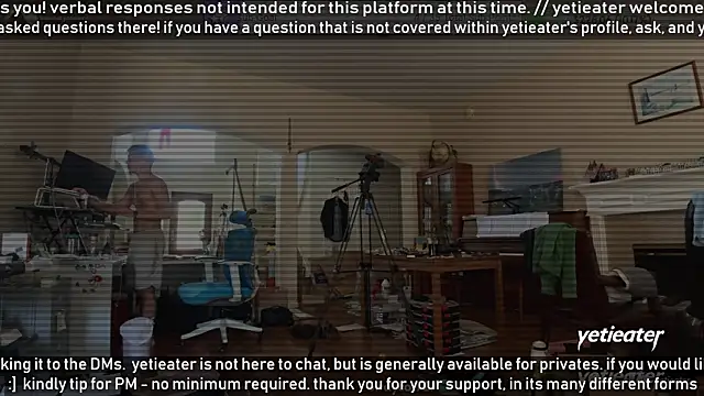 Snapshot of yetieater chatting on June 2, 2026, 4:09 pm yetieater online show from June 2, 2026, 4:09 pm