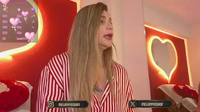 MelanyVegas online show from November 8, 2025, 8:25 am