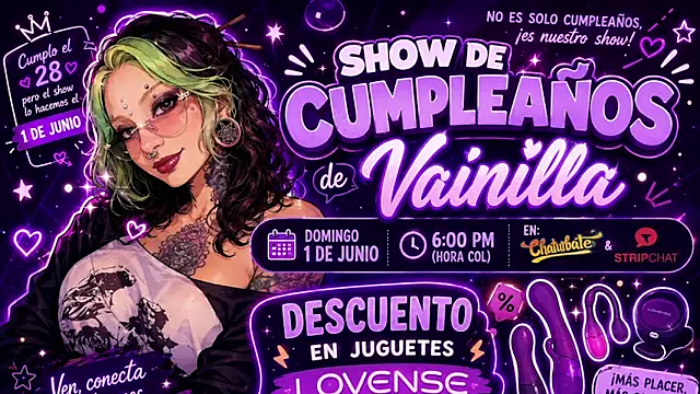 Snapshot of vainilla_doll chatting on June 18, 2026, 2:45 am vainilla doll online show from June 18, 2026, 2:45 am