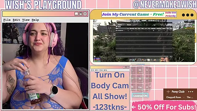 nevermakeawish online show from April 16, 2026, 9:43 am