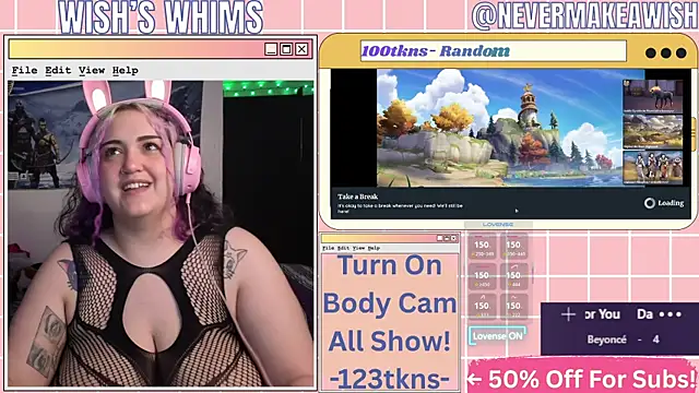 nevermakeawish online show from May 19, 2026, 9:26 am