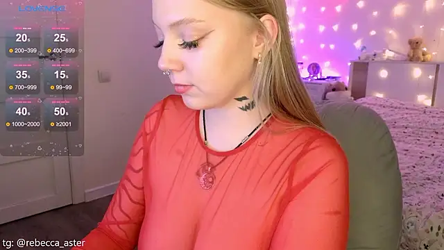 RebeccaAster online show from February 20, 2026, 4:40 pm