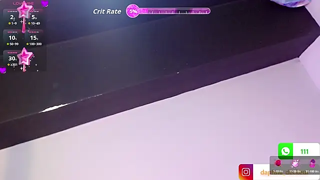 Daphnne XXX online show from November 2, 2025, 8:00 pm