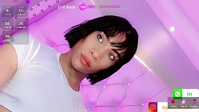 Daphnne XXX online show from November 15, 2025, 8:05 pm