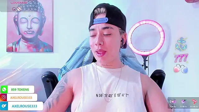 AxelRouse3 online show from April 15, 2026, 8:53 pm