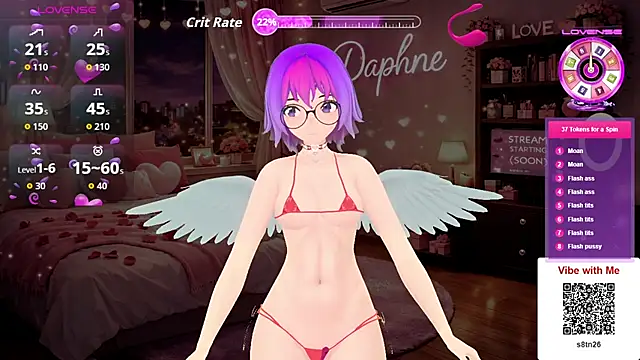 Muse Daphne online show from February 12, 2026, 8:04 pm