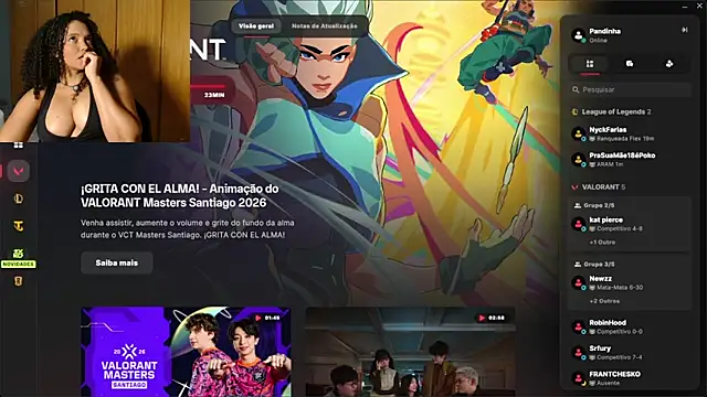 Snapshot of pandinhagamer chatting on February 26, 2026, 4:33 am pandinhagamer online show from February 26, 2026, 4:33 am