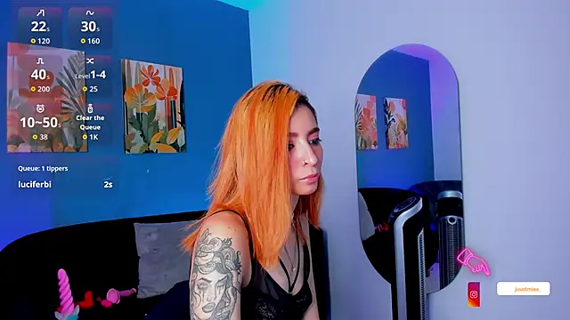 Justmia69 online show from May 28, 2026, 6:10 am