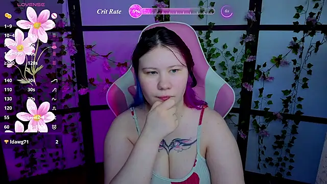 Snapshot of kitsune_little chatting on July 14, 2026, 2:27 am kitsune little online show from July 14, 2026, 2:27 am