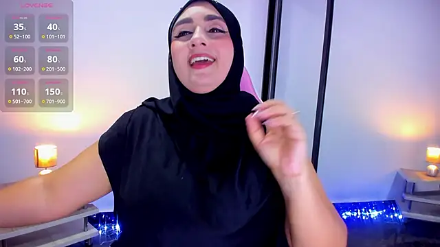 HijabiMilff online show from March 19, 2026, 2:54 pm