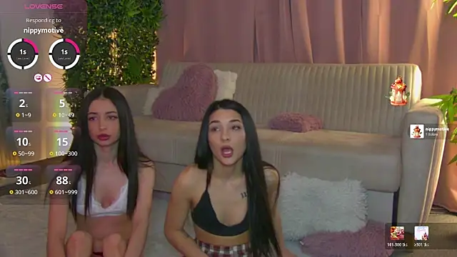 ObsessionDarcieAndAria online show from March 8, 2026, 6:12 pm