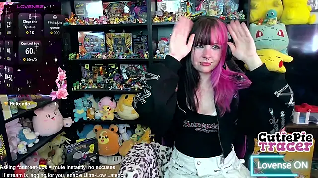 CutieTracer online show from May 25, 2026, 3:07 pm