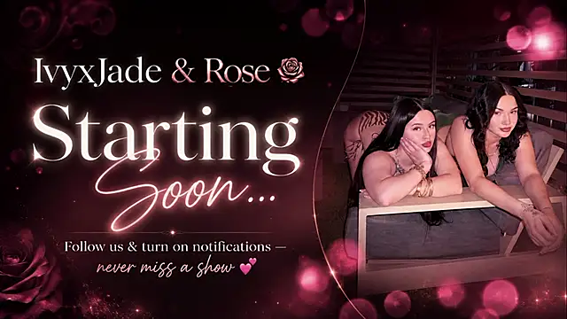 ivyXjaderose online show from May 29, 2026, 2:20 am