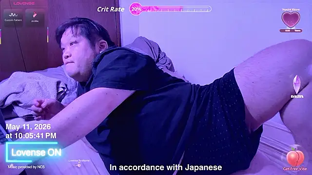ChubbyBEAR039 online show from May 11, 2026, 1:06 pm