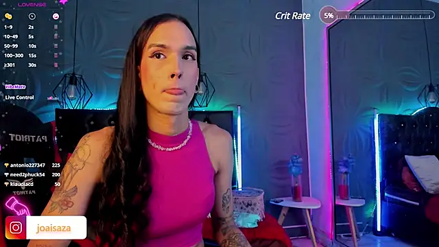 joaisaza online show from March 6, 2025, 7:47 am