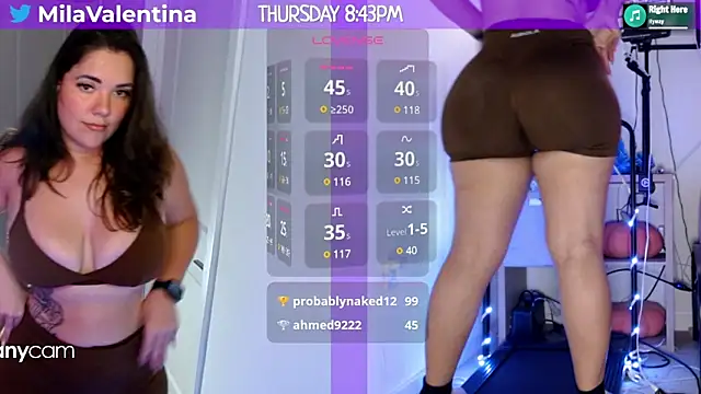Snapshot of MilaValentina chatting on February 21, 2025, 1:44 am MilaValentina online show from February 21, 2025, 1:44 am