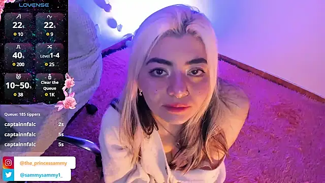 Sammysammy  online show from December 29, 2024, 11:07 am