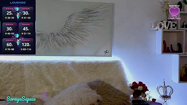 SorayaSapeca online show from March 26, 2026, 4:12 pm