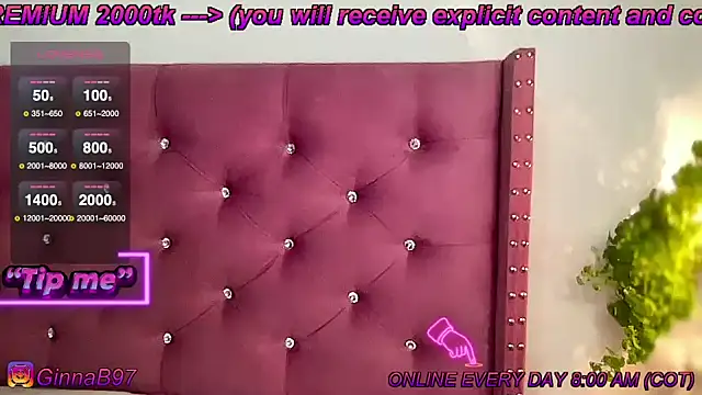 Snapshot of GinnaBolton chatting on January 24, 2025, 1:35 am GinnaBolton online show from January 24, 2025, 1:35 am