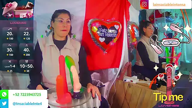 LaInsaciableIntensa online show from February 16, 2025, 12:41 am