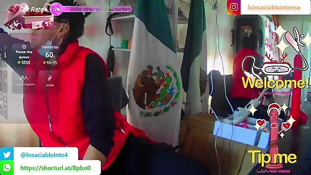 LaInsaciableIntensa online show from February 23, 2025, 6:23 pm