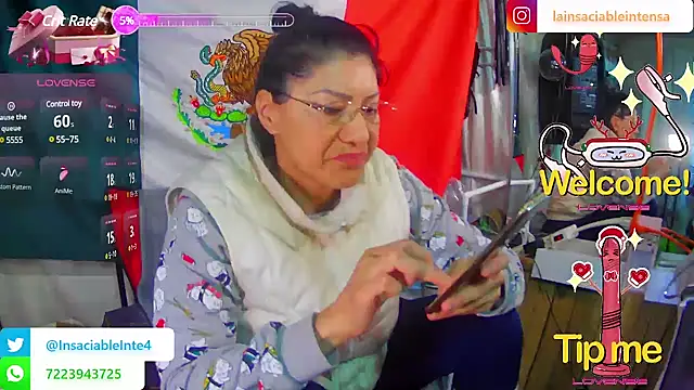 LaInsaciableIntensa online show from March 4, 2025, 11:22 pm