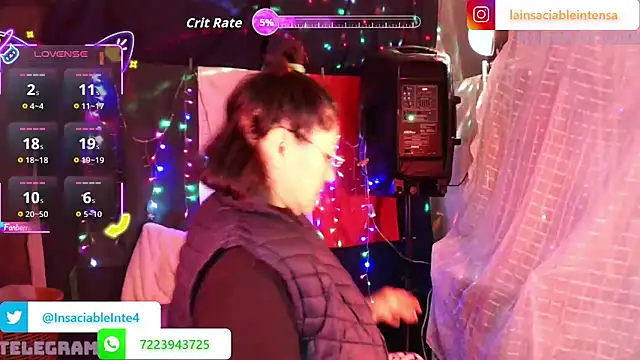 Snapshot of LaInsaciableIntensa chatting on March 2, 2026, 12:57 am LaInsaciableIntensa online show from March 2, 2026, 12:57 am