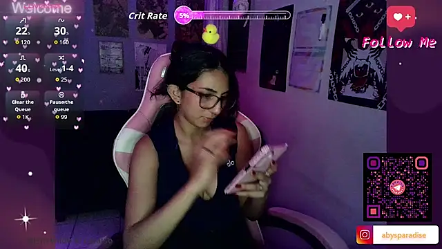 Abysparadise online show from May 20, 2026, 4:07 am