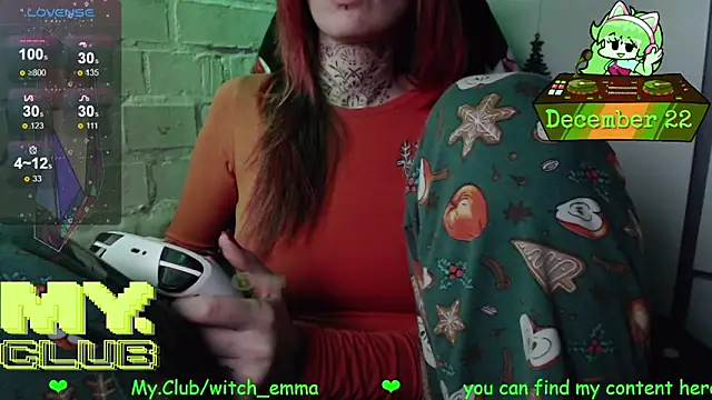 Witch Emma online show from December 22, 2025, 8:39 pm