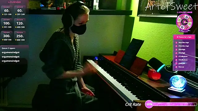 ArtofSweet online show from March 18, 2025, 8:15 pm