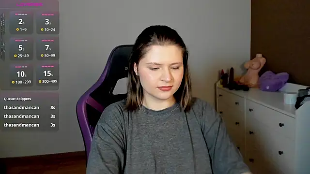 TinniAngel online show from March 3, 2025, 7:06 pm