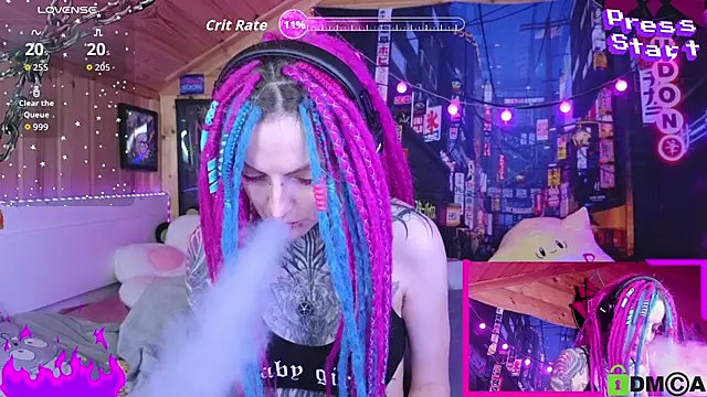 NekoCyber online show from October 5, 2025, 4:55 am