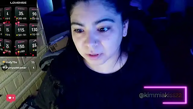 kimmiakiss22 online show from February 22, 2026, 9:24 pm