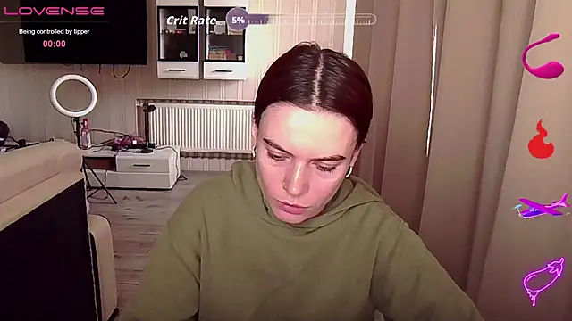 RinaDevil online show from October 5, 2025, 8:56 am