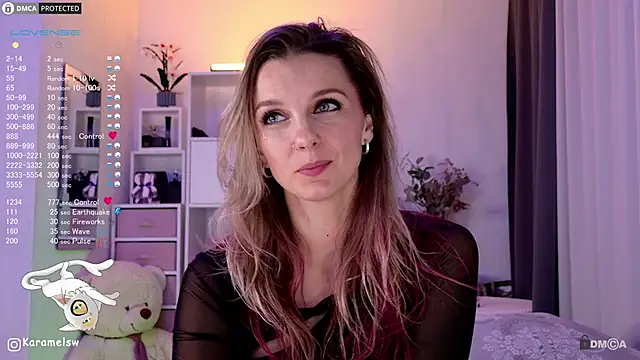 Karamelsw  online show from September 25, 2025, 10:24 pm