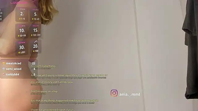 Snapshot of Ania_jones chatting on March 20, 2025, 12:19 am Ania jones online show from March 20, 2025, 12:19 am